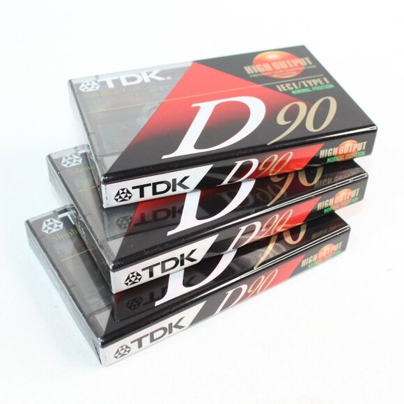 Lot of 12 New Sealed Blank Audio Cassette Tapes  Maxell UR 60 TDK D 90 RCA HiFi - Picture 4 of 12